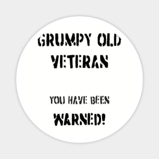 Grumpy Old Veteran Magnet